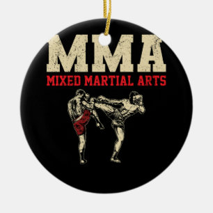 MMA Kickboksvechter Mixed Martial Art Fighting Keramisch Ornament