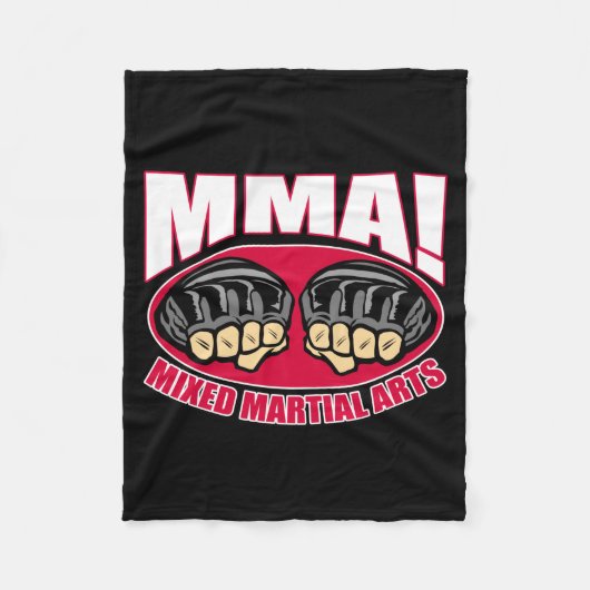 MMA-lijsten Fleece Deken (Voorkant)