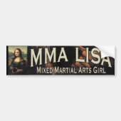 MMA Lisa Bumpersticker (Voorkant)