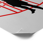 MMA Mannen gemixte Marshal Arts Cage Klaar voor ho Poster (Hoek)