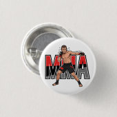 MMA Mixed Martial Arts Fighter Button Pin (Voorkant /achterkant)