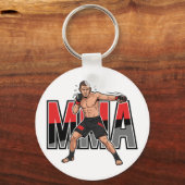 MMA Mixed Martial Arts Fighter Keychan Sleutelhanger (Voorkant)