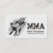 MMA - Mixed Martial Arts Training Visitekaartje (Voorkant)