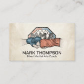 MMA - Mixed Martial Arts Training Visitekaartje (Voorkant)