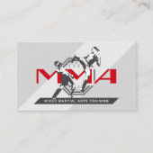 MMA - Mixed Martial Arts Training Visitekaartje (Voorkant)