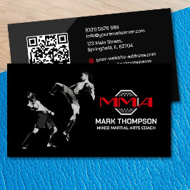 MMA - Mixed Martial Arts Training Visitekaartje