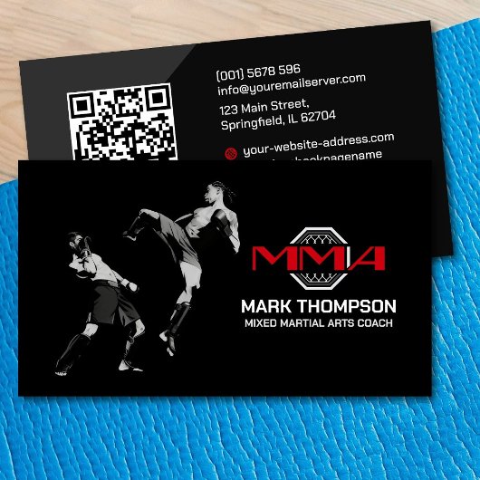 MMA - Mixed Martial Arts Training Visitekaartje