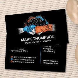 MMA - Mixed Martial Arts Training Visitekaartje