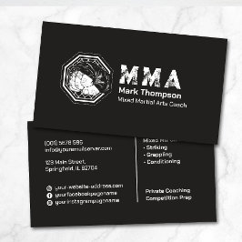 MMA - Mixed Martial Arts Training Visitekaartje