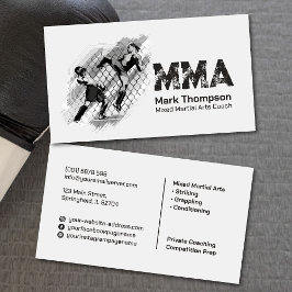 MMA - Mixed Martial Arts Training Visitekaartje