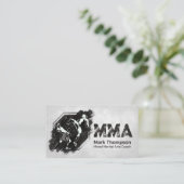 MMA - Mixed Martial Arts Training Visitekaartje (Staand voorkant)