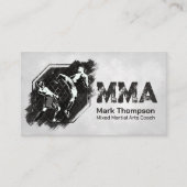 MMA - Mixed Martial Arts Training Visitekaartje (Voorkant)