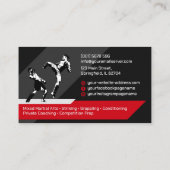 MMA - Mixed Martial Arts Training Visitekaartje (Achterkant)