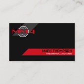 MMA - Mixed Martial Arts Training Visitekaartje (Voorkant)
