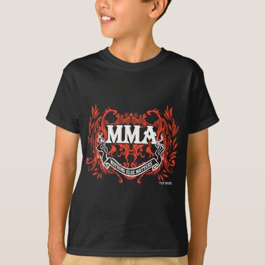MMA - Niets is nog belangrijker T-shirt (Voorkant)