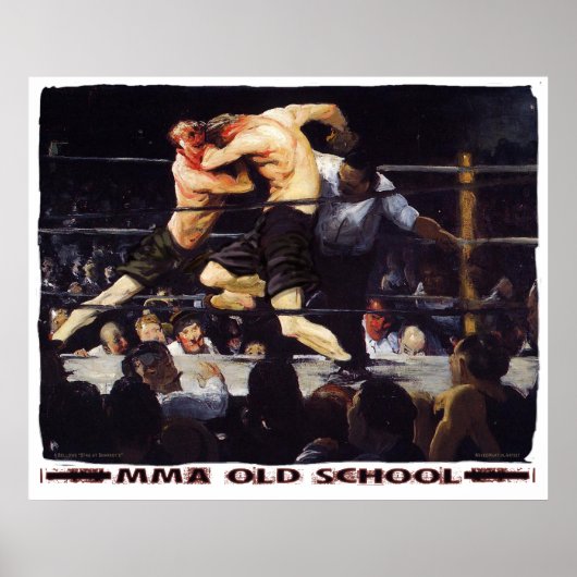 MMA Old School Poster (Voorkant)