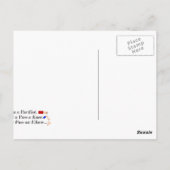 MMA Pacifist Humor Design Briefkaart (Achterkant)