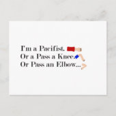 MMA Pacifist Humor Design Briefkaart (Voorkant)