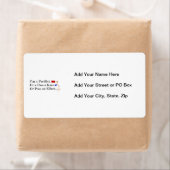 MMA Pacifist Humor Design Etiket (Insitu)