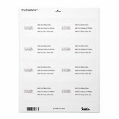 MMA Pacifist Humor Design Etiket (Full Sheet)