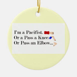 MMA Pacifist Humor Design Keramisch Ornament