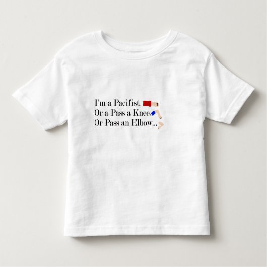MMA Pacifist Humor Design Kinder Shirts (Voorkant)