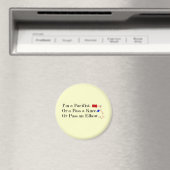 MMA Pacifist Humor Design Magneet (Insitu (Vaatwasser))