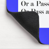 MMA Pacifist Humor Design Muismat (Hoek)