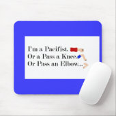 MMA Pacifist Humor Design Muismat (Met muis)