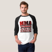 MMA-pit, magnetisch of dubbelzijdig selectieve tek T-shirt (Voorkant volledig)