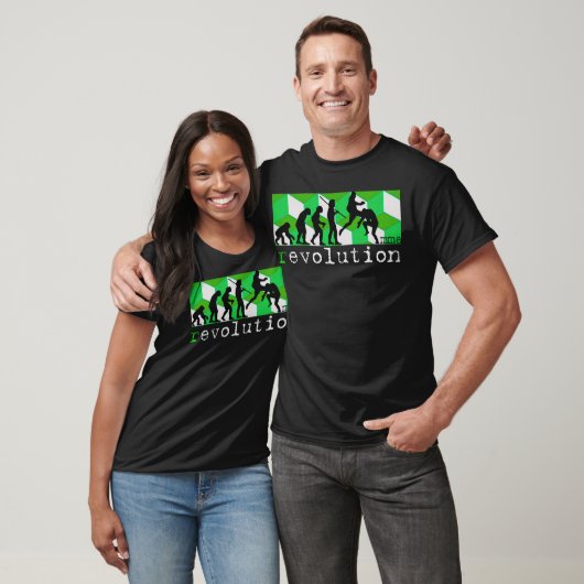 mma ( r ) evolutiegrafiek groene kubus t - shirt (Unisex)