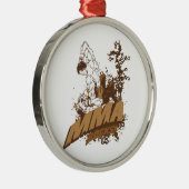 MMA Rocks Metalen Ornament (Rechts)