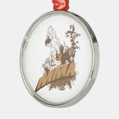 MMA Rocks Metalen Ornament (Links)