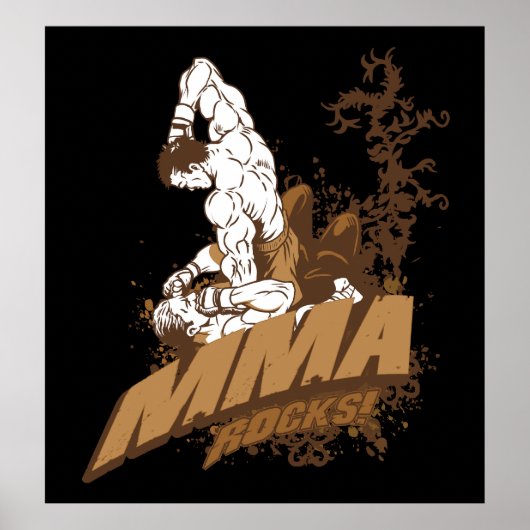 MMA Rocks Poster (Voorkant)
