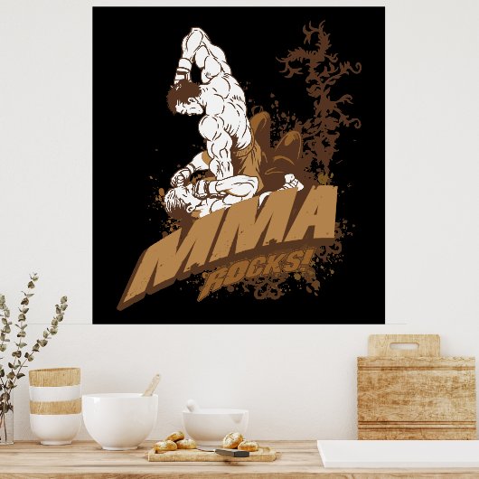 MMA Rocks Poster (Keuken)