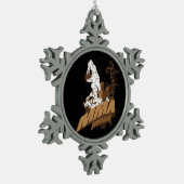 MMA Rocks Tin Sneeuwvlok Ornament (Links)