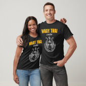 MMA Sak Yant Muay Thai Tattoo Twin Tiger Martial A T-shirt (Unisex)
