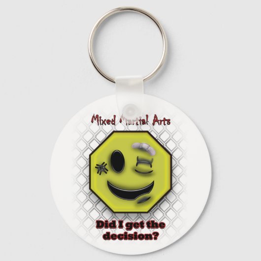 MMA Smile, heb ik de beslissing gekregen? Sleutelhanger (Voorkant)