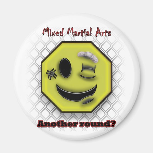 MMA Smile, nog een ronde? Magneet (Voorkant)
