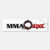 MMA Spot Bumpersticker - Wit (Voorkant)