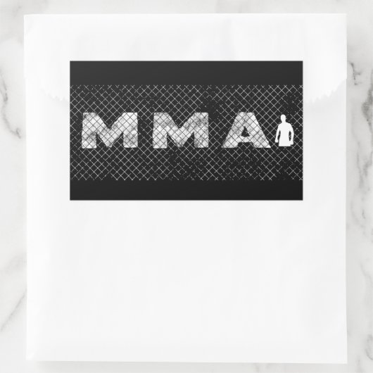 MMA-Sticker Rechthoekige Sticker (Tas)