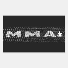 MMA-Sticker Rechthoekige Sticker