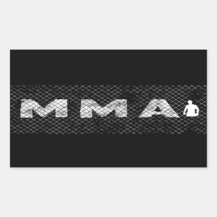 MMA-Sticker Rechthoekige Sticker