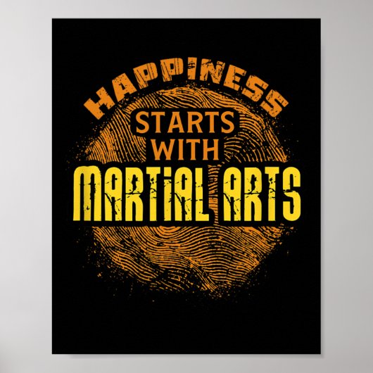 MMA Training Judo Karate Boksen Mixed Martial Arts Poster (Voorkant)
