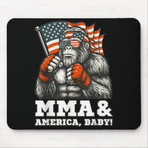 MMA-vechter Bigfoot USA Patriottische Amerikaanse Muismat