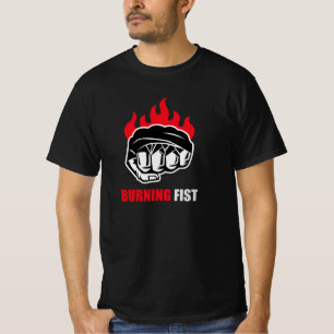 MMA-vechter Brandende Vuist T-shirt