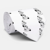 mma-voetslot stropdas (Opgerold)