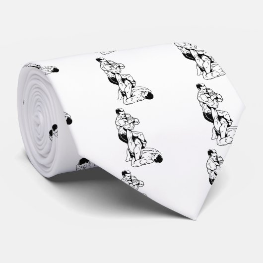 mma-voetslot stropdas (Opgerold)