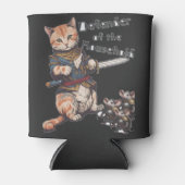 MMA | Whiskered Watchman Cat Defender Blikjeskoeler (Voorkant)