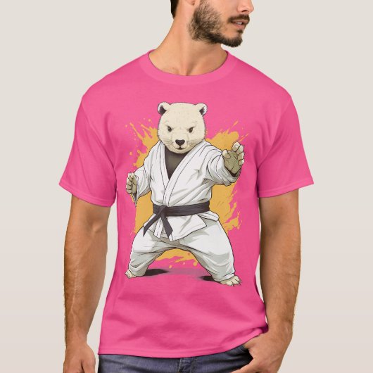 Mma Wombat Karate T-shirt (Voorkant)